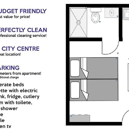 Budget Apartman Lelo Centar 3 奥西耶克 外观 照片